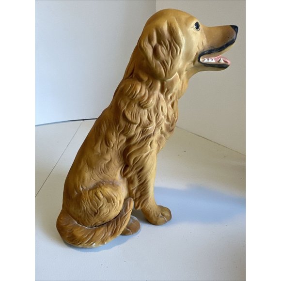 Aldon golden retriever fine porcelain Figurine Statue 1985 vintage 7.5” by 5” - Picture 7 of 16